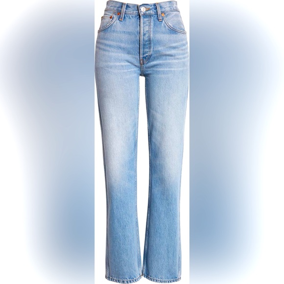 Re/Done Denim - Re/Done 90’s High Rise Loose Recycled Vintage Denim Jeans NWT 60s‎ Fade Size 31